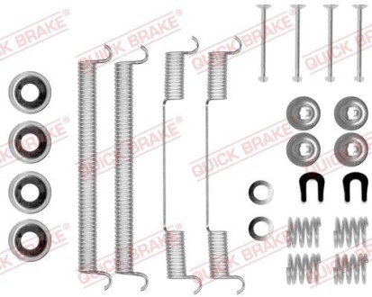 Монтажный набор тормозной колодки QUICK BRAKE 1050543