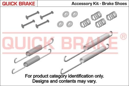 Монтажный набор барабанных колодок QUICK BRAKE 1050613