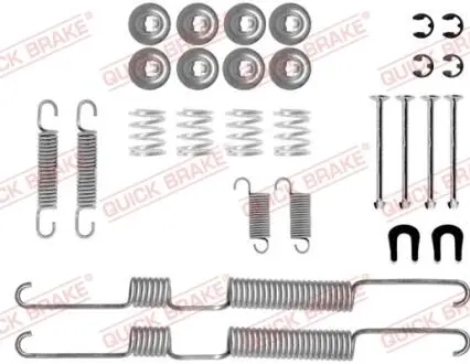 Монтажный набор барабанных колодок QUICK BRAKE 1050730