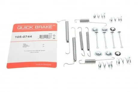 Монтажний набір колодки QUICK BRAKE 105-0744