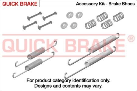 Комплект пружинок колодок ручника Kia Sportage/Hyundai Tucson 04- QUICK BRAKE 105-0887