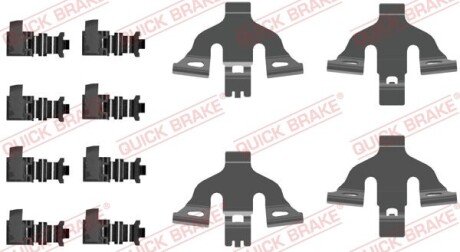 Монтажний набір гальмівних колодок QUICK BRAKE 1090092