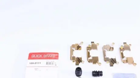 Монтажный набор тормозных колодок передний QUICK BRAKE 1090111