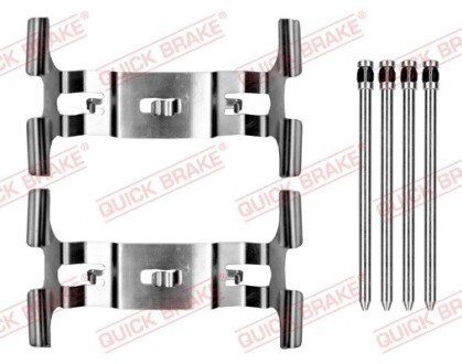 Планка супорта (переднього) прижимна (к-кт) Audi E-Tron 18-/Q8 E-Tron 22- QUICK BRAKE 109-0195