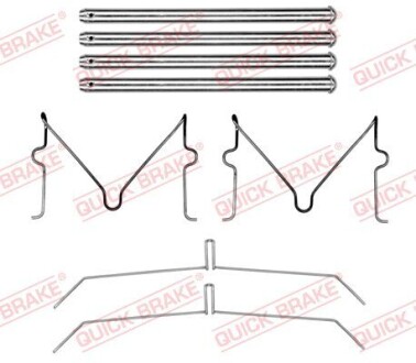 Планка суппорта (переднего) прижимная (к-кт) Lexus GX/Toyota Land Cruiser 09- QUICK BRAKE 1090199