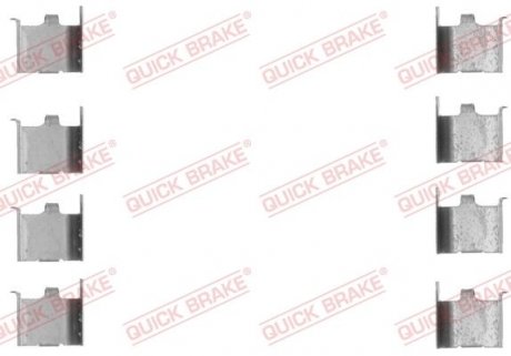 Монтажный набор дисковых колодок QUICK BRAKE 1091132