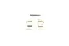 Планка супорта (переднього) прижимна (к-кт) Mitsubishi Pajero/Galant VII/VIII 92-07 (Akebono) 109-1199 QUICK BRAKE 1091199 (фото 2)