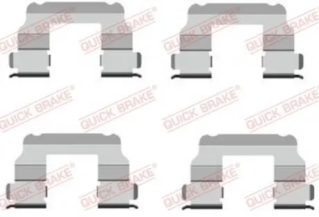 Монтажный набор тормозной колодки QUICK BRAKE 1091689