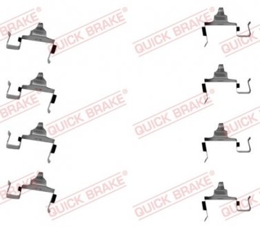 Монтажный набор тормозной колодки QUICK BRAKE 1091697 (фото 1)