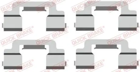 Монтажный набор дисковых колодок QUICK BRAKE 1091703