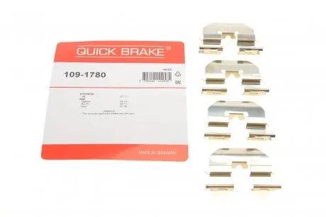 Монтажный компл.,тормоз.колодки QUICK BRAKE 1091780