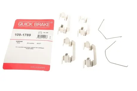 Ремкомплект гальмівних колодок QUICK BRAKE 109-1789