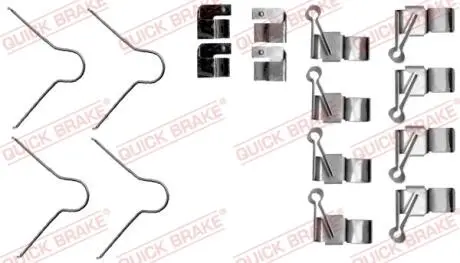 Монтажний набір гальмівних колодок передн TOYOTA DYNA, HIACE III 2.0-4.0D 12.82- QUICK BRAKE 1091895