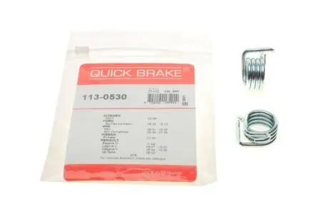 Пружины суппорта (заднего) Citroen C5/Renault Laguna II/Ford Tourneo Connect I 01- (к-кт) QUICK BRAKE 113-0530