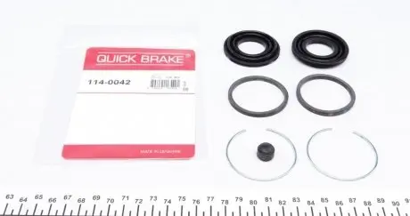 Ремкомплект гальмівного супорту QUICK BRAKE 114-0042