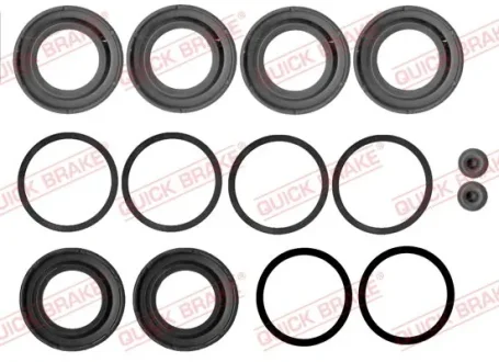 Ремкомплект гальмівного супорта передн Лів/Прав (діаметр поршня: 34) AUDI A6 C7, A7, A8 D4 1.8-6.3 11.10-09.18 QUICK BRAKE 1140407