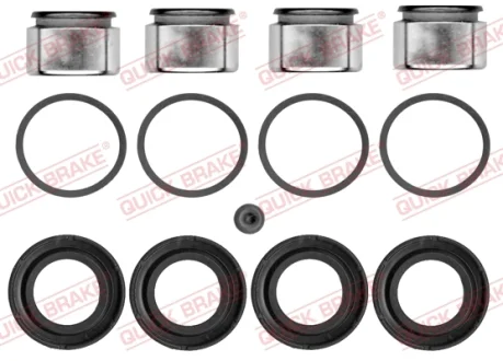 Ремкомплект гальмівного супорта передн Лів/Прав (діаметр поршня: 38, із поршнем) MINI (R56), (R57), (R58), (R59), CLUBMAN (R55), CLUBVAN (R55) 1.4-2.0D 09.06-06.15 QUICK BRAKE 1145440