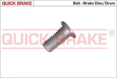 Болт M8x1,25 / 11,8x17,8 TORX 30 QUICK BRAKE 11672 (фото 1)