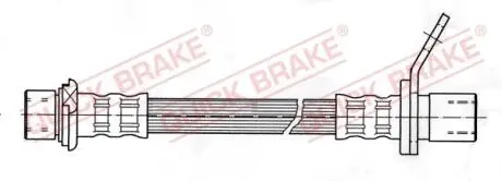 Шланг тормозной QUICK BRAKE 22911