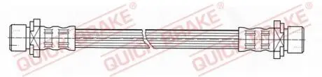 Шланг тормозной QUICK BRAKE 24003