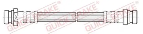 Шланг тормозной QUICK BRAKE 25014