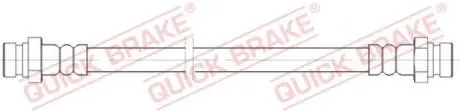Гальмівний шланг задн Hyundai Accent Ii Mitsubishi Lancer Vii, Outlander I, Outlander Ii 1.3-2.4 01.00-12.13 QUICK BRAKE 25067