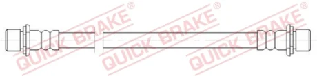 Гальмівний шланг гнучкий задн Прав (довжина 135мм, M10x1/M10x1) TOYOTA AURIS, VERSO 1.33-2.2D 10.06-08.18 QUICK BRAKE 25082