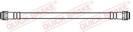 Гальмівний шланг гнучкий задн Лів/Прав (довжина 316мм, M10x1/M10x1) VW AMAROK 2.0/2.0D/3.0D 09.10- QUICK BRAKE 25096