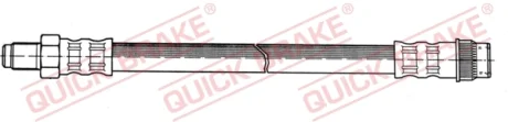 Гальмівний шланг гнучкий задн Лів/Прав (довжина 389мм, M10x1/M10x1) RENAULT TRAFIC 1.4-2.5D 03.80-03.01 QUICK BRAKE 32093