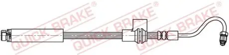 Гальмівний шланг гнучкий задній QUICK BRAKE 32808