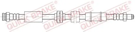 PRZEWУD HAM./TYЈ/ QUICK BRAKE 32828