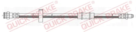 Гальмівний шланг гнучкий передн Лів/Прав (довжина 386мм, M10x1/M10x1) FIAT UNO 1.4/1.5 10.85-06.06 QUICK BRAKE 32936