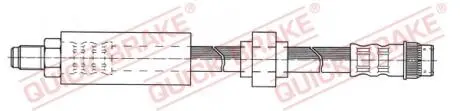 Шланг тормозной QUICK BRAKE 32950