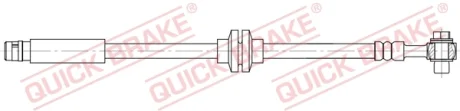 Гальмівний шланг гнучкий передн Лів/Прав (довжина 397мм, M10x1/M10x1,5) CHEVROLET CRUZE, ORLANDO 1.4-2.0D 05.09- QUICK BRAKE 50203X