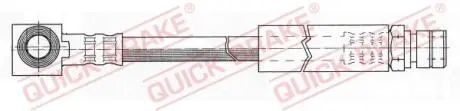 Шланг гальмівний QUICK BRAKE 50301