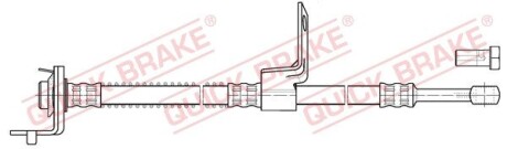 Гальмівний шланг QUICK BRAKE 50.856X