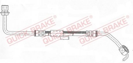 Шланг гальмівний QUICK BRAKE 50948