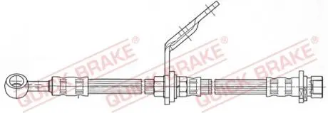 Шланг тормозной QUICK BRAKE 58992