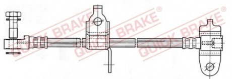 Шланг тормозной QUICK BRAKE 59977X (фото 1)