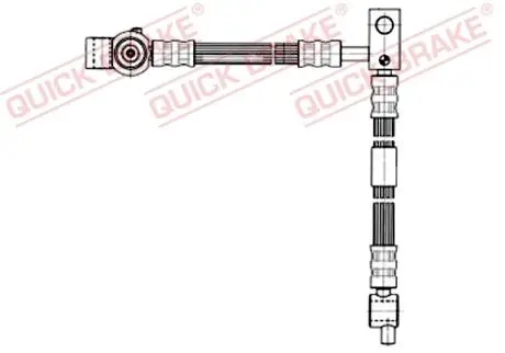 Шланг тормозной QUICK BRAKE 59995