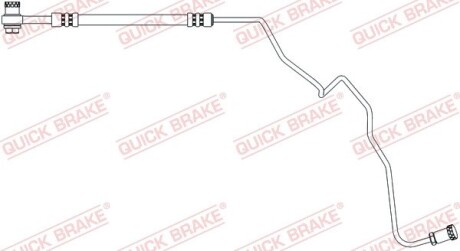 Тормозной шланг (задний) VW Polo/Skoda Fabia 14- QUICK BRAKE 96.019X (фото 1)