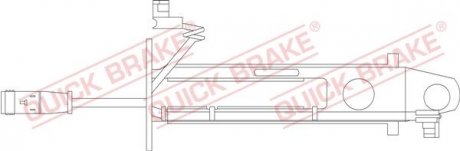 Датчик износа тормозных колодок.) QUICK BRAKE WS0236A