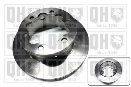 Гальмiвнi диски заднi MB Sprinter 408-416/VW LT 46 96- QUINTON HAZELL BDC4543