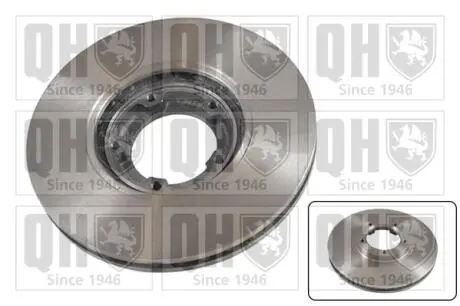 Диск тормозной (передний) Ford Transit 91-00 T12 (254x24.5) QUINTON HAZELL BDC4583