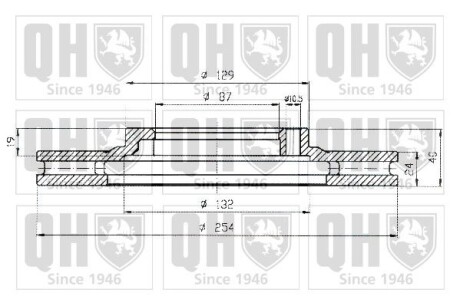 Гальмiвнi диски QUINTON HAZELL BDC5167