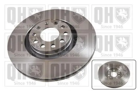 Гальмiвнi диски Audi A4/A6 97-08 QUINTON HAZELL BDC5278
