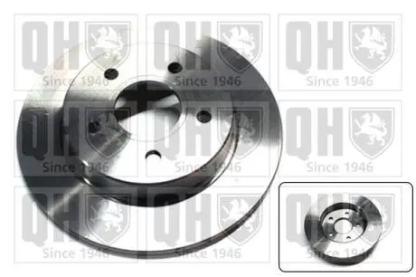 Диск тормозной (задний) Ford Focus/C-Max 04- (265x11) QUINTON HAZELL BDC5505