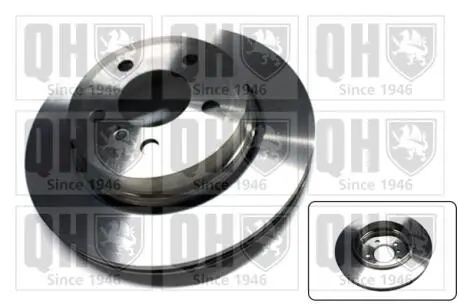 Гальмiвнi диски BMW X3 (E83) 03-11 QUINTON HAZELL BDC5508
