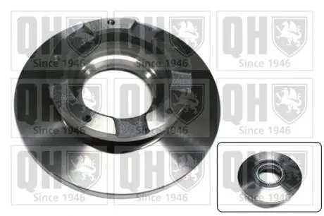 Диск тормозной (задний) Ford Transit V347 06- (280x16) (+ABS) QUINTON HAZELL BDC5585