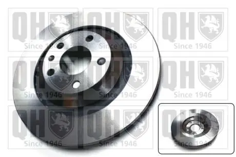 Диск тормозной (задний) Audi A6 04-11 (330х22) QUINTON HAZELL BDC5691